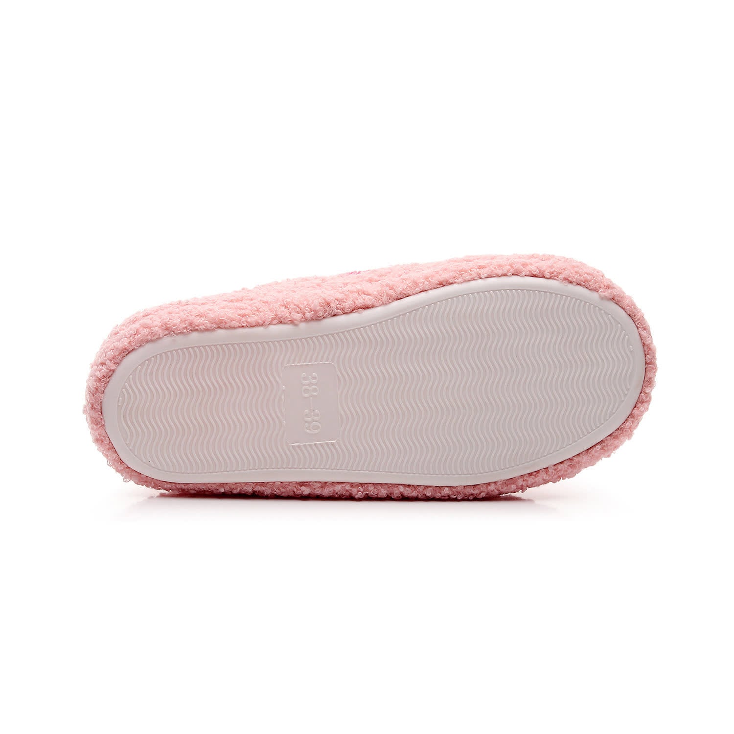 Plus Size Peach Plush Slippers - image 9
