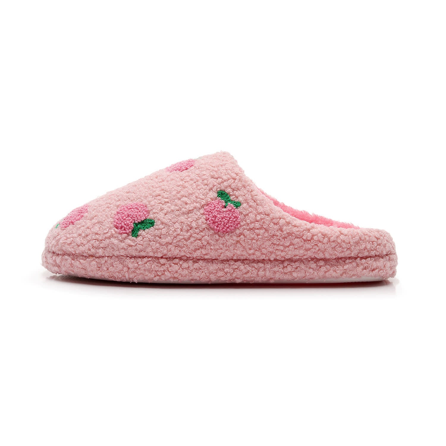 Plus Size Peach Plush Slippers - image 6
