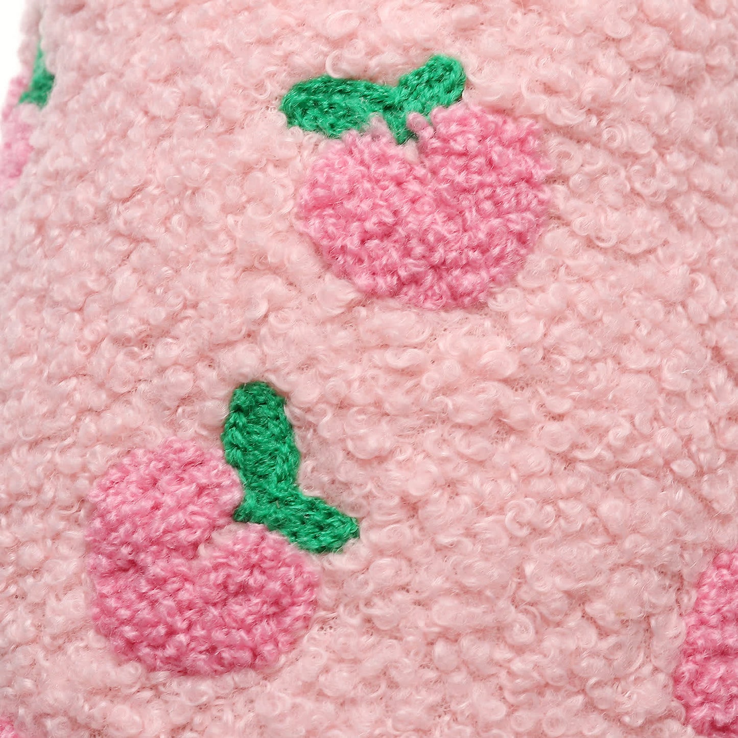 Plus Size Peach Plush Slippers - image 10