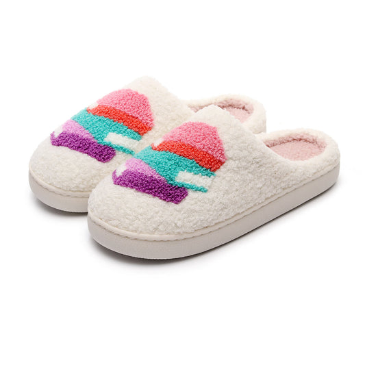Plus Size Book Print Slippers - image 0