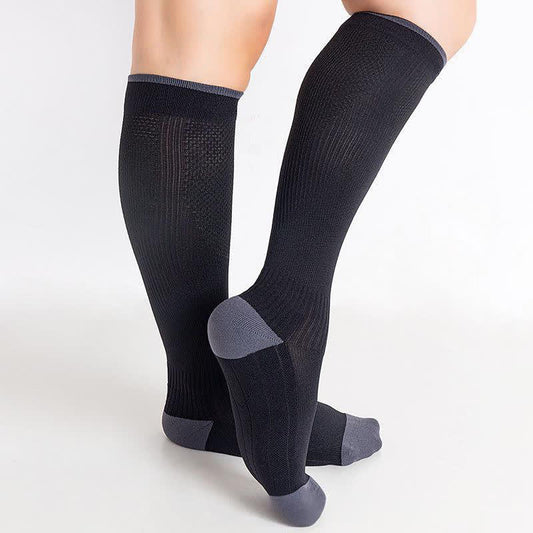 Running Travel Knee High Compression Socks(4 Pairs)
