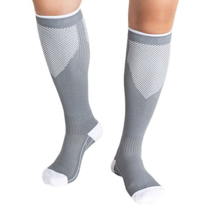 Running Travel Knee High Compression Socks(4 Pairs)
