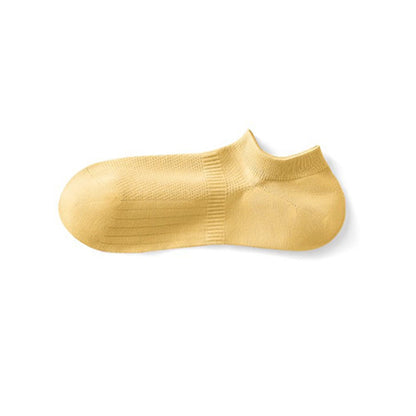 Cotton Sweat-wicking Mesh Breathable No Show Socks(7 Pairs)