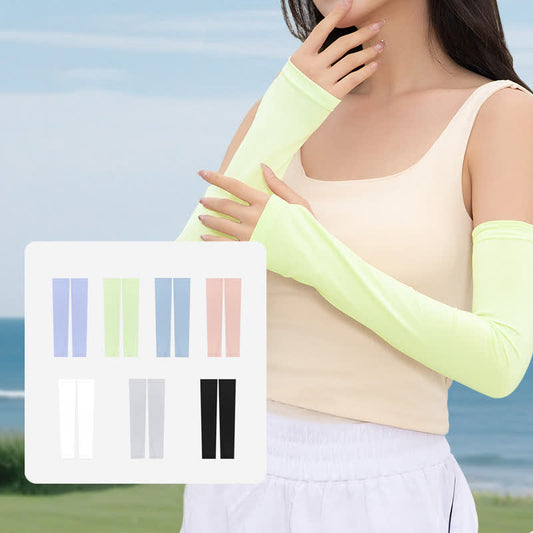 Elastic Breathable Outdoor Sun Protection Arm Sleeves
