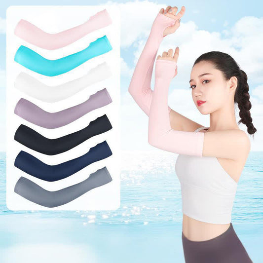Finger Loop Sun Protection Arm Sleeves