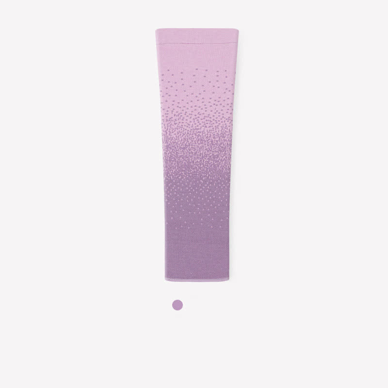 Gradient Color Breathable Sports Thigh Sleeves - Purple - XL - image 12