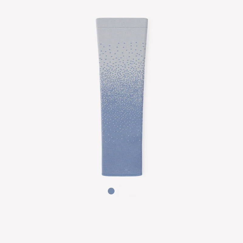 Gradient Color Breathable Sports Thigh Sleeves - Blue - XL - image 11