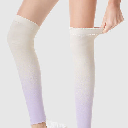 Gradient Color Breathable Sports Thigh Sleeves - image 6