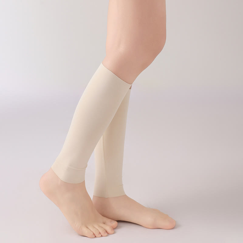 Solid Color Basic Breathable Calf Sleeves - image 6