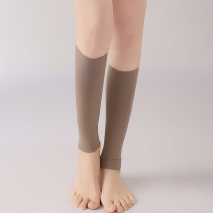 Solid Color Basic Breathable Calf Sleeves - image 2