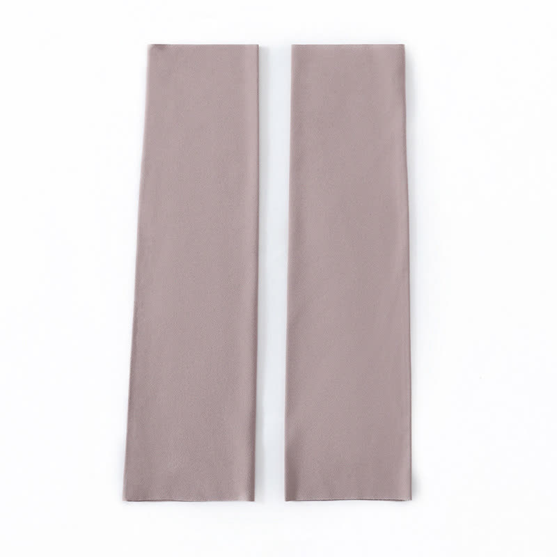 Solid Color Basic Breathable Calf Sleeves - Pink - XL - image 12