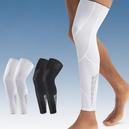 Reflective Non-slip Cycling Compression Thigh Sleeves - image 0