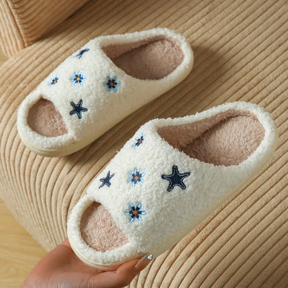 Plus Size Cute Cartoon Flower Star Slippers - image 3