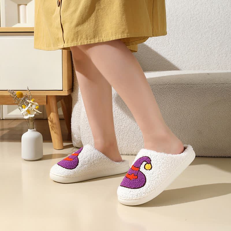 Plus Size Halloween Element Print Slippers - image 3