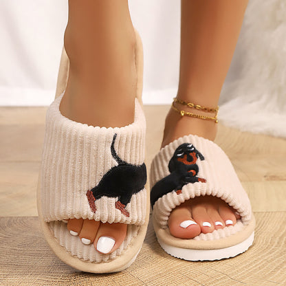 Plus Size Cute Dachshund Slippers - image 9