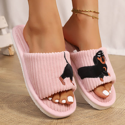 Plus Size Cute Dachshund Slippers - image 4