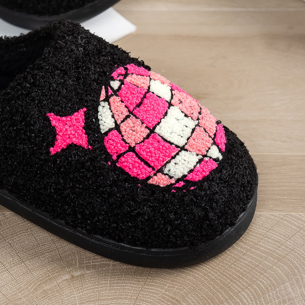 Plus Size Disco Ball Print Slippers - image 6