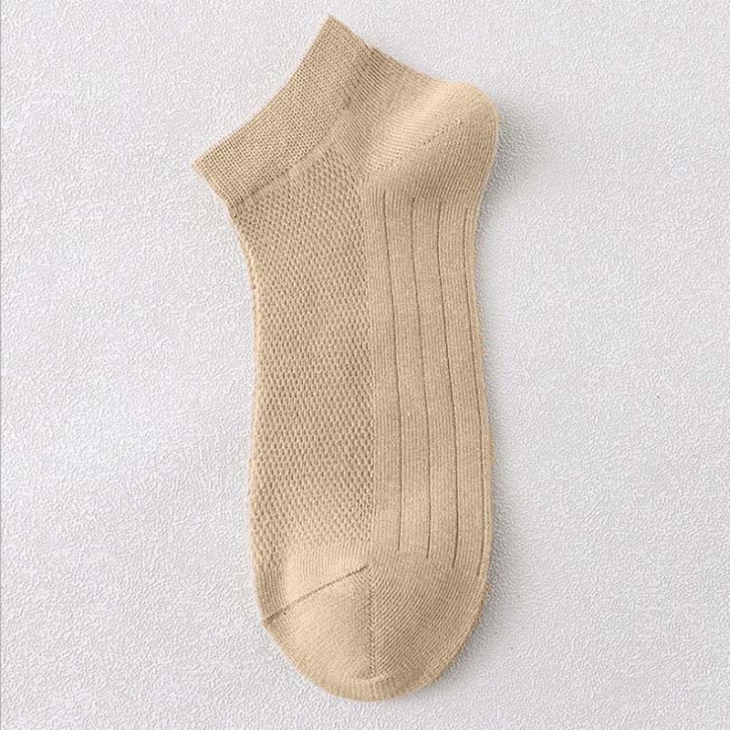 Athletic Mesh Ankle Socks(12 Pairs) - Khaki - EU36-45(US3-11) - image 15