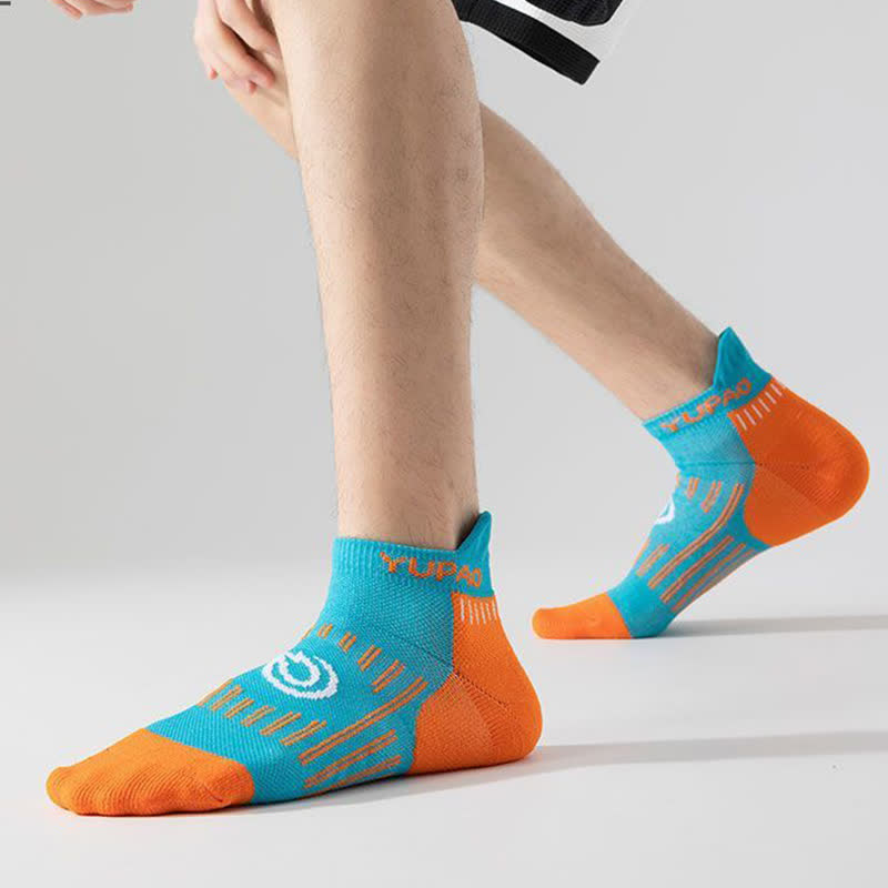 Plus Size Color Block Sports Ankle Compression Socks(5 Pairs) - image 8