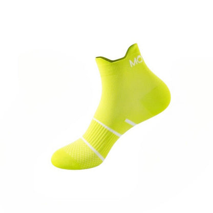 Plus Size Pinstripe Sports Ankle Compression Socks(6 Pairs) - Green - EU36-44(US3-10) - image 11