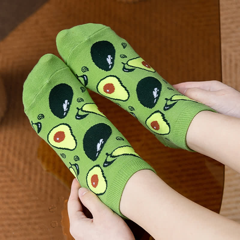 Cartoon Fruit Series Ankle Socks(5 Pairs) - image 3