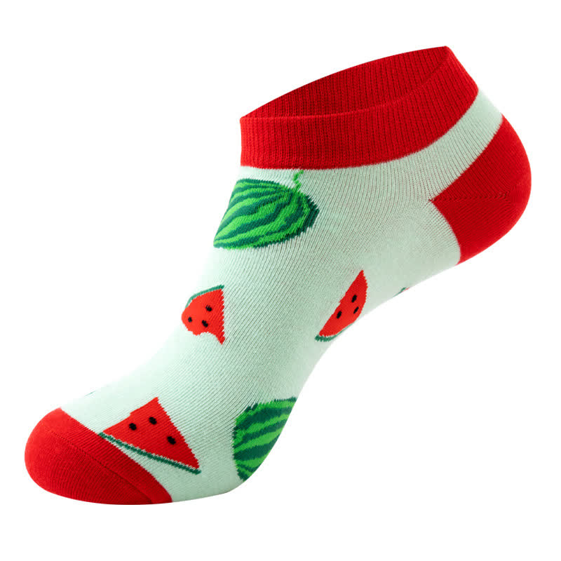Colorful Fruit Series Ankle Socks(6 Pairs) - Mint - EU36-42(US3-8.5) - image 3