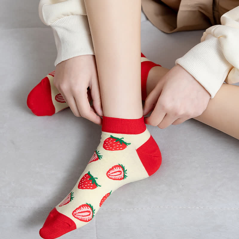Fun Fruit Series Ankle Socks(6 Pairs) - image 1