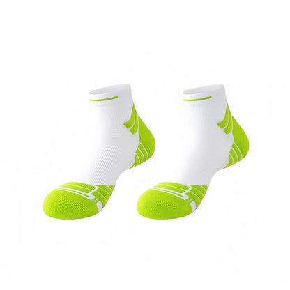 Cushioned Running Ankle Compression Socks(3 Pairs) - Green - EU38-45(US5-11) - image 12