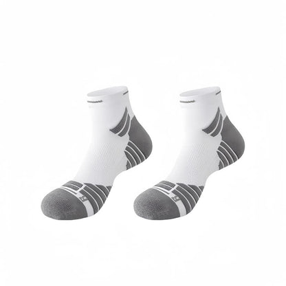 Cushioned Running Ankle Compression Socks(3 Pairs) - Grey - EU38-45(US5-11) - image 9