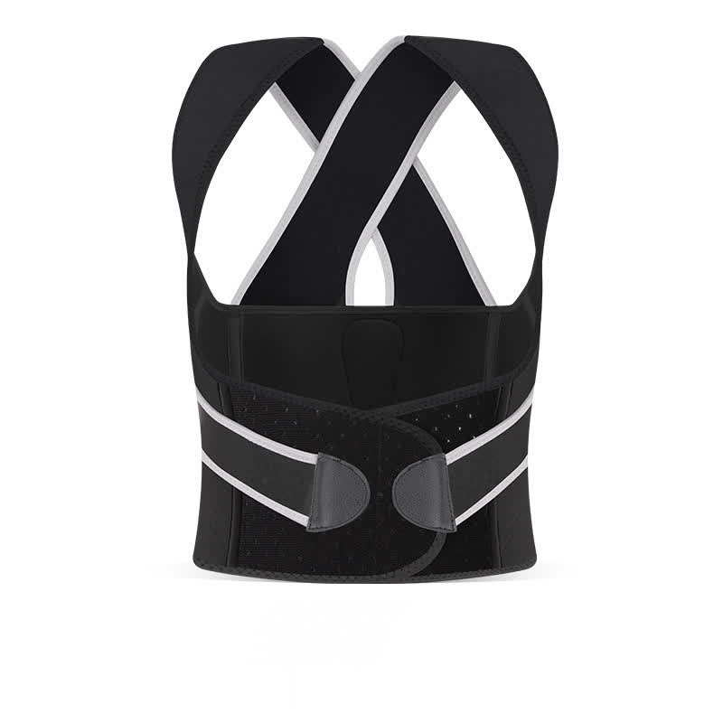 Invisible Breathable Posture Corrector Shoulder Brace - Black - 2XL - image 6