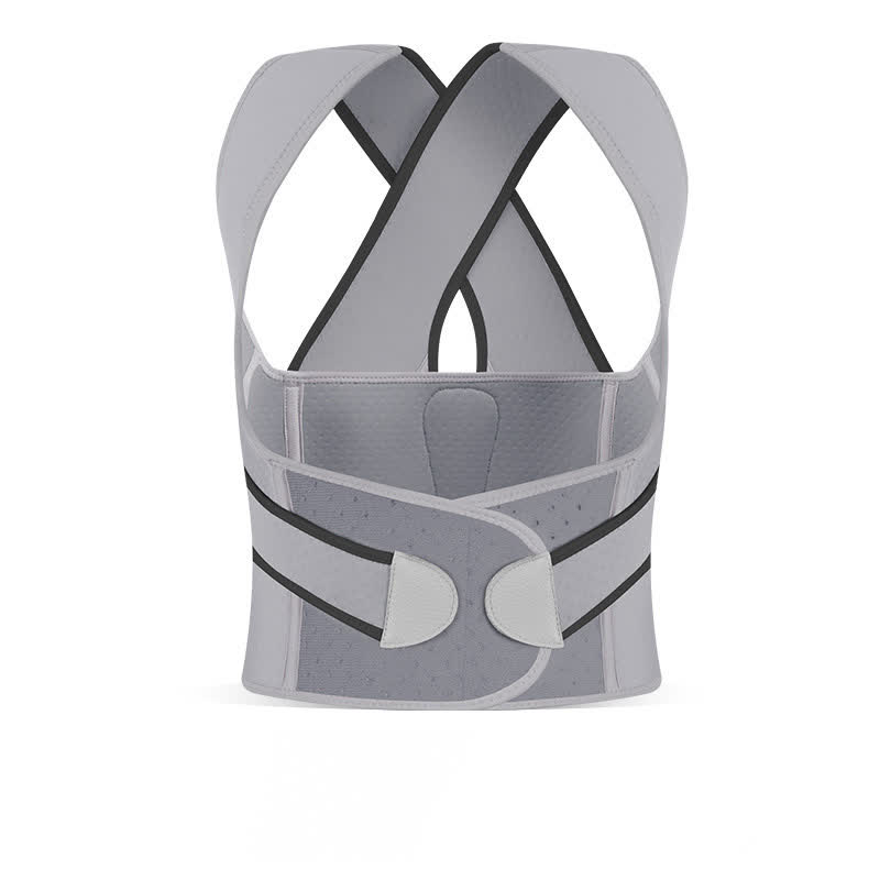 Invisible Breathable Posture Corrector Shoulder Brace - Grey - 2XL - image 7