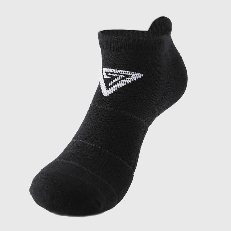 Triangle Print Cotton Ankle Compression Socks(7 Pairs) - Black - EU40-44(US7-10) - image 2