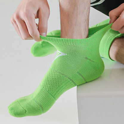 Triangle Print Cotton Ankle Compression Socks(7 Pairs) - image 8