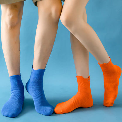 Bright Color Series Cotton Sports Ankle Compression Socks(8 Pairs) - image 3