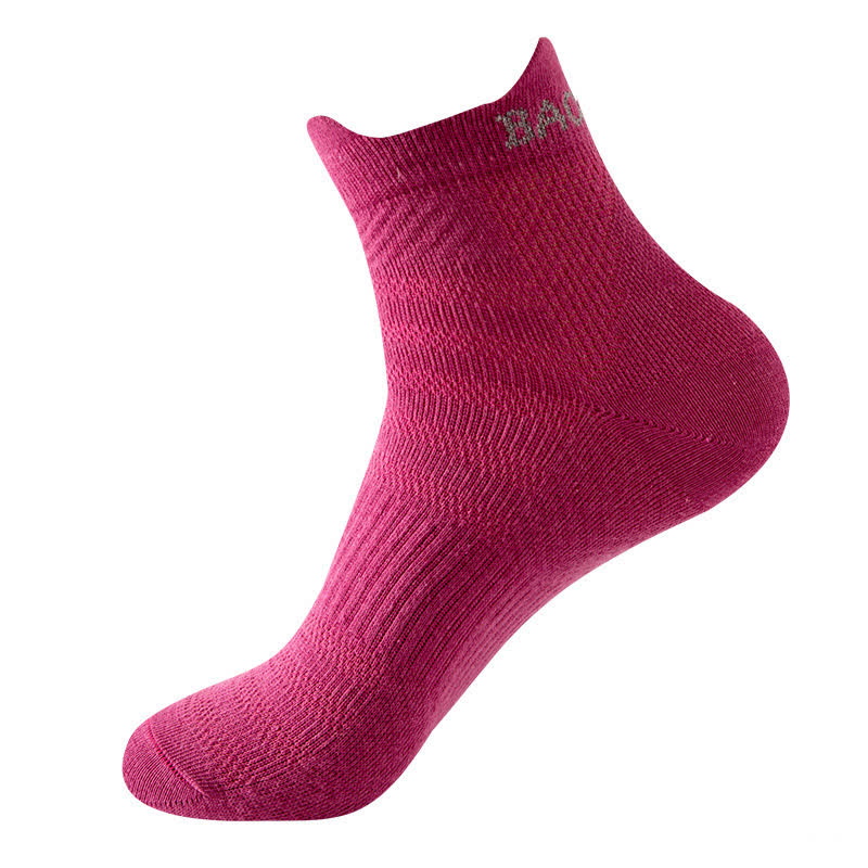 Bright Color Series Cotton Sports Ankle Compression Socks(8 Pairs) - Purple - EU36-43(US3-9) - image 12