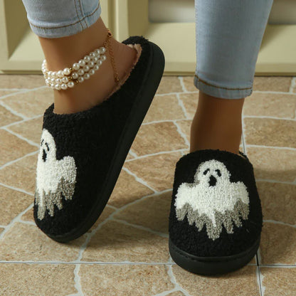 Plus Size Halloween Ghost Slippers - image 7