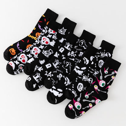 Halloween Black Series Quarter Socks(8 Pairs) - image 4