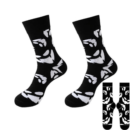 Halloween Black Series Quarter Socks(8 Pairs) - Black - F - EU37-46(US4-12) - image 11