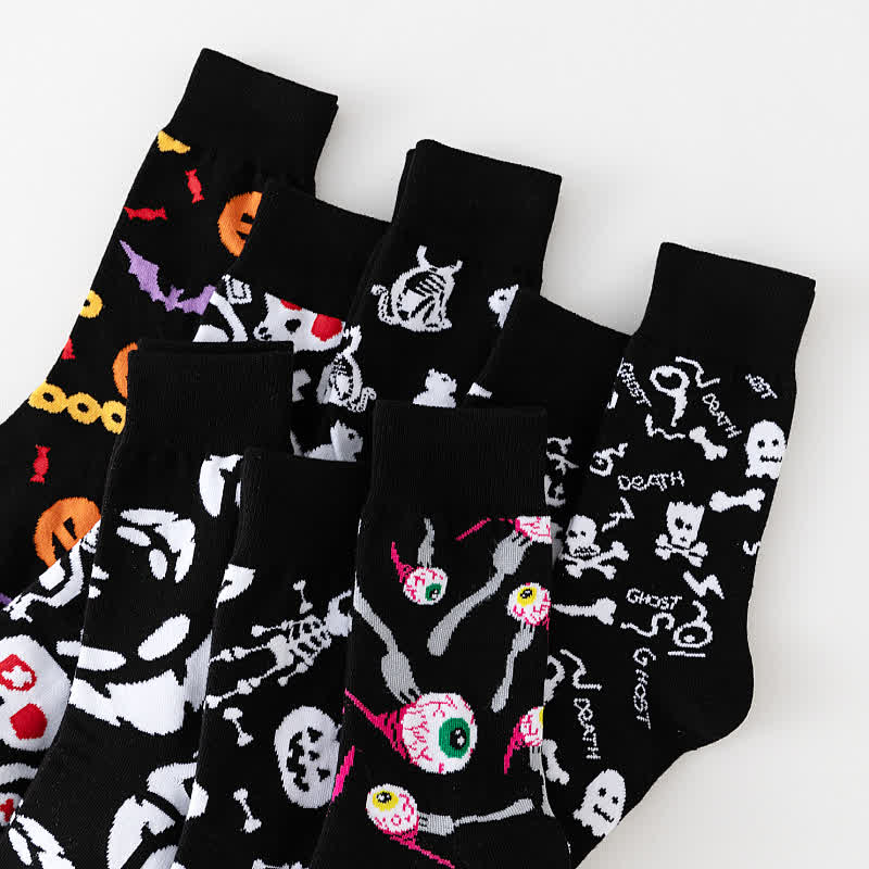 Halloween Black Series Quarter Socks(8 Pairs) - image 5