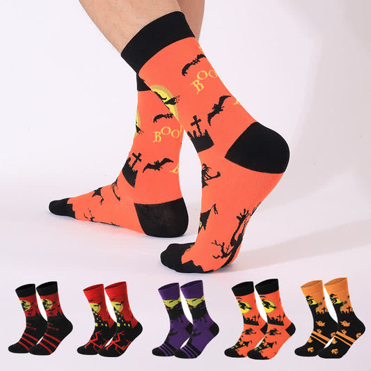 Halloween Night Series Quarter Socks(5 Pairs) - image 0