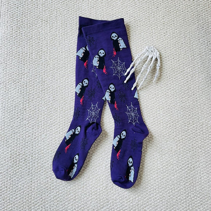 Plus Size Cute Halloween Styles Compression Socks(3 Pairs) - image 4