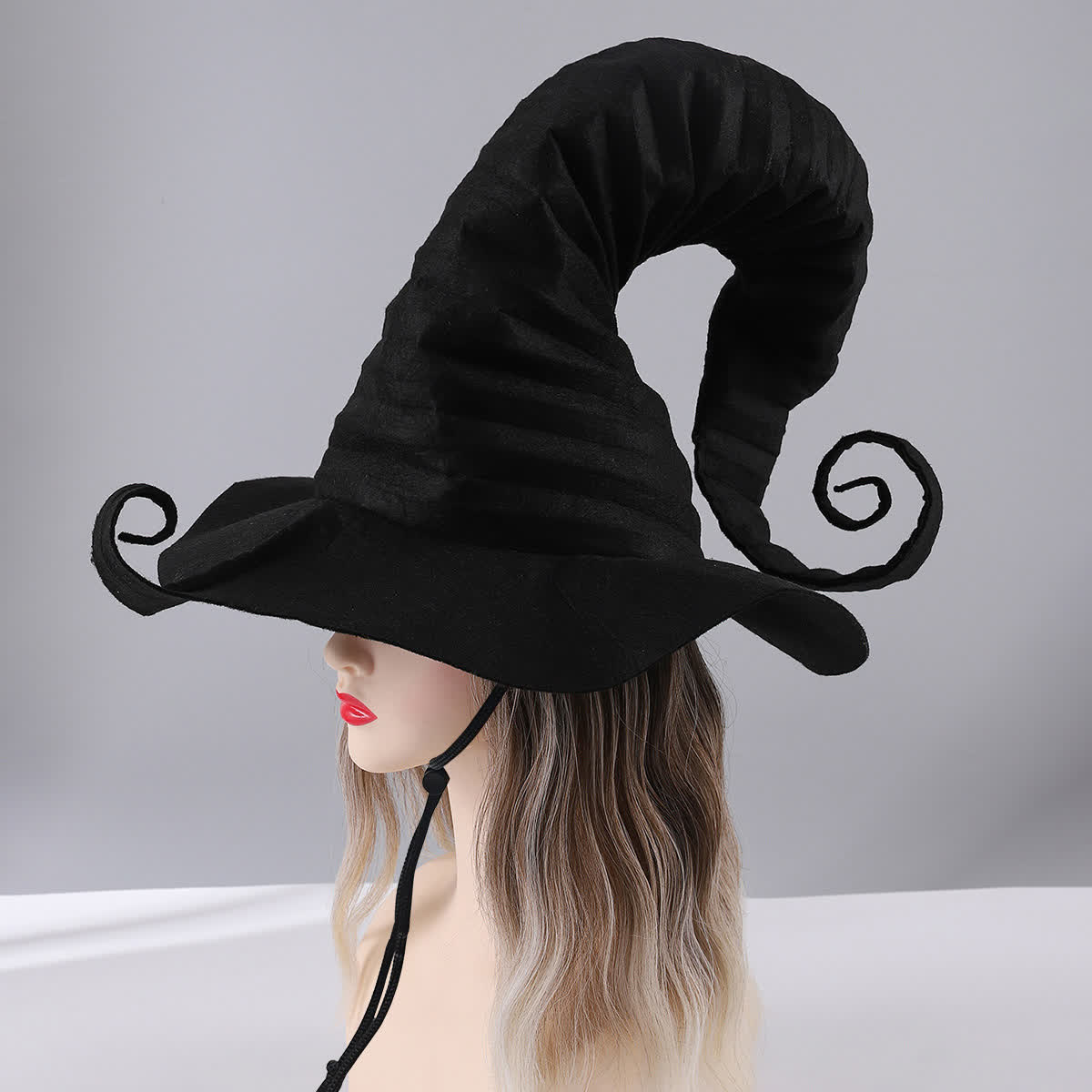 Halloween Wizard Hat with Chin Strap - image 1