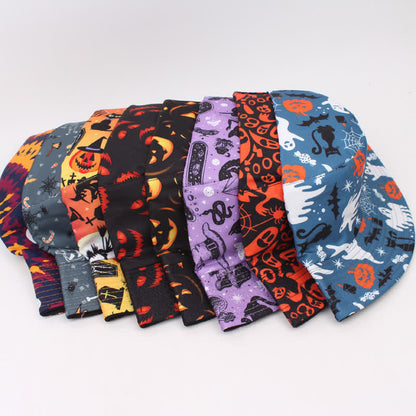 Plus Size Halloween Spooky Print Bucket Hat - image 2