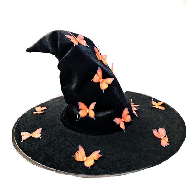 Plus Size Halloween Butterfly Witch Hat - image 5