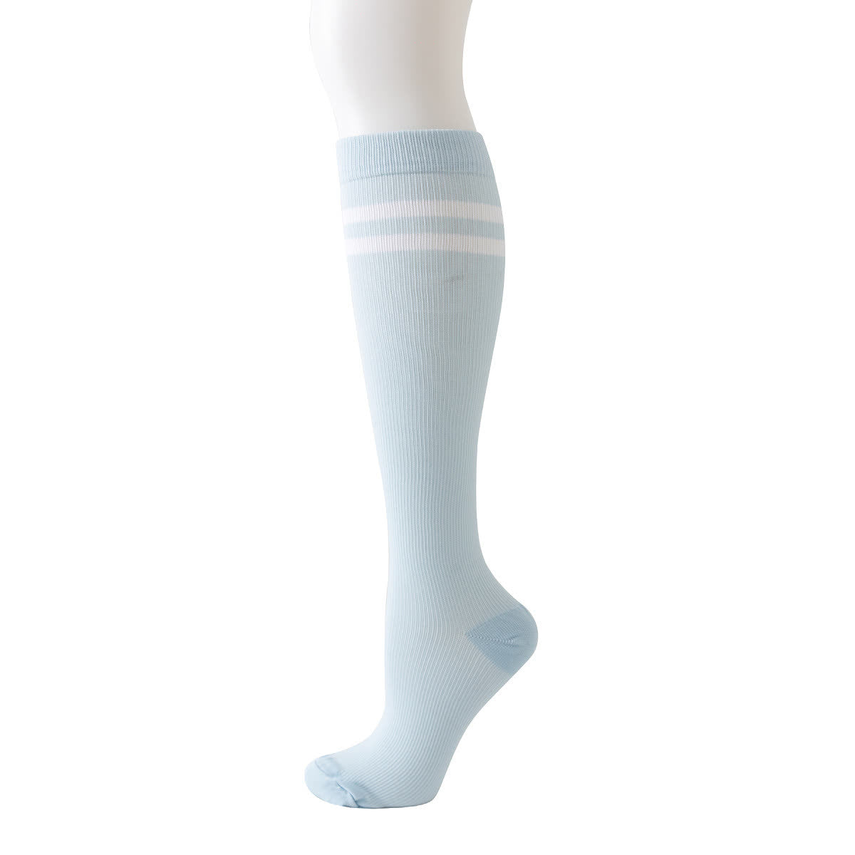 Striped Knee High Compression Socks(6 Pairs) - image 4
