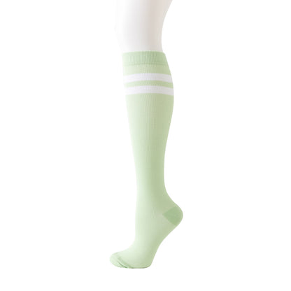 Striped Knee High Compression Socks(6 Pairs) - image 3