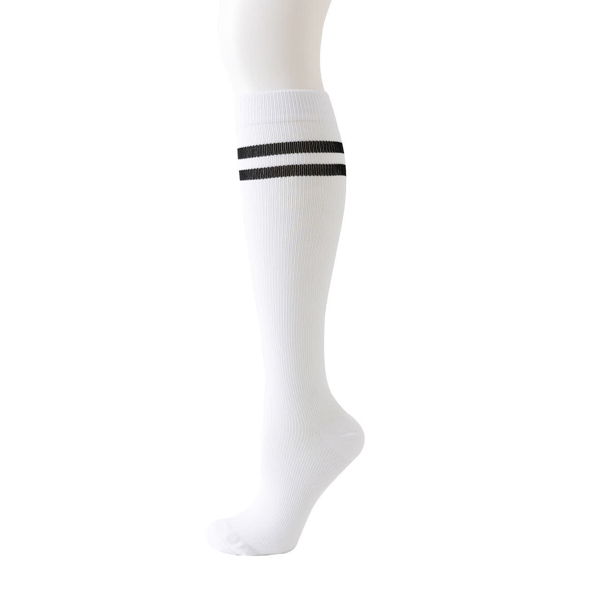 Striped Knee High Compression Socks(6 Pairs) - image 6