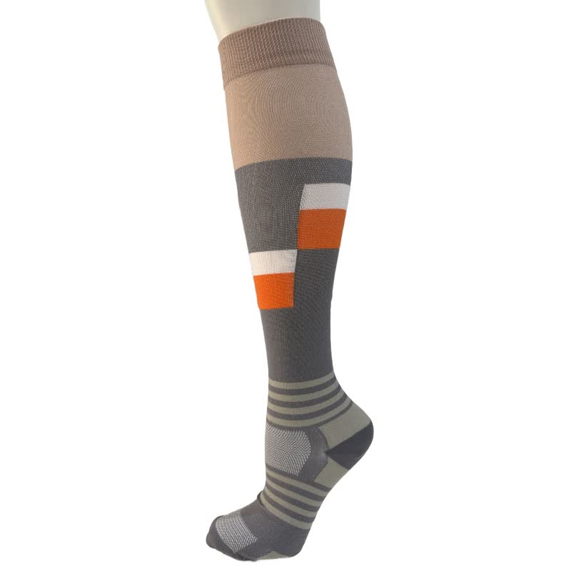 Stripe Heart Dragonfly Knee High Compression Socks(6 Pairs) - B - S/M - image 2