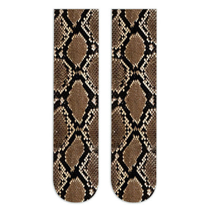 Wild Leopard Camouflage Print Knee High Socks(5 Pairs) - C - EU36-42(US3-8.5) - image 8