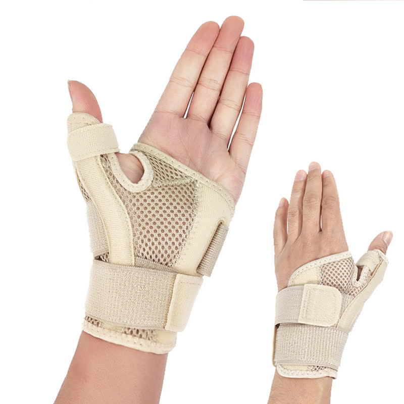 Comfortable Mesh Breathable Compression Wrist Brace - Nude - One Size - image 8